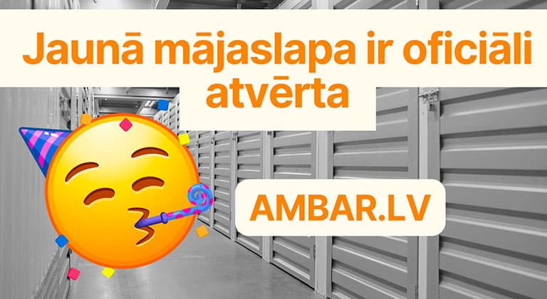 Открытие нового сайта Ambar.lv